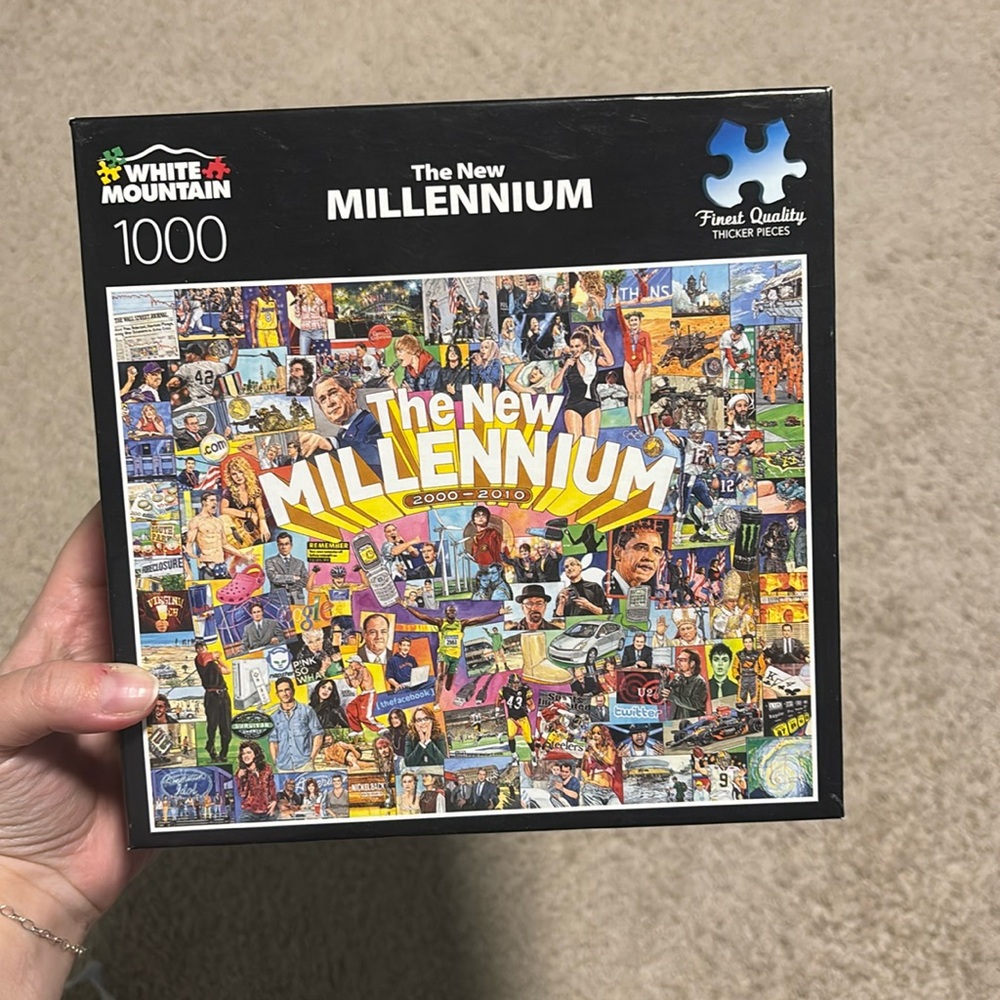 1000 piece White Mountain puzzle